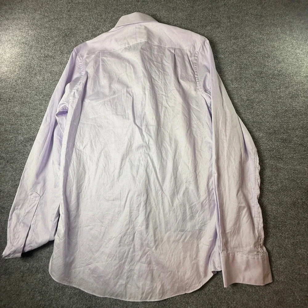 Charles Tyrwhitt Custom Dress Shirt Mens‎ Long Sleeve Lavender Cotton